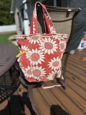 Lucky Brand Sunflower canvas tote